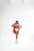 (2pcs) String type panties T0153 - WHITE + BLACK